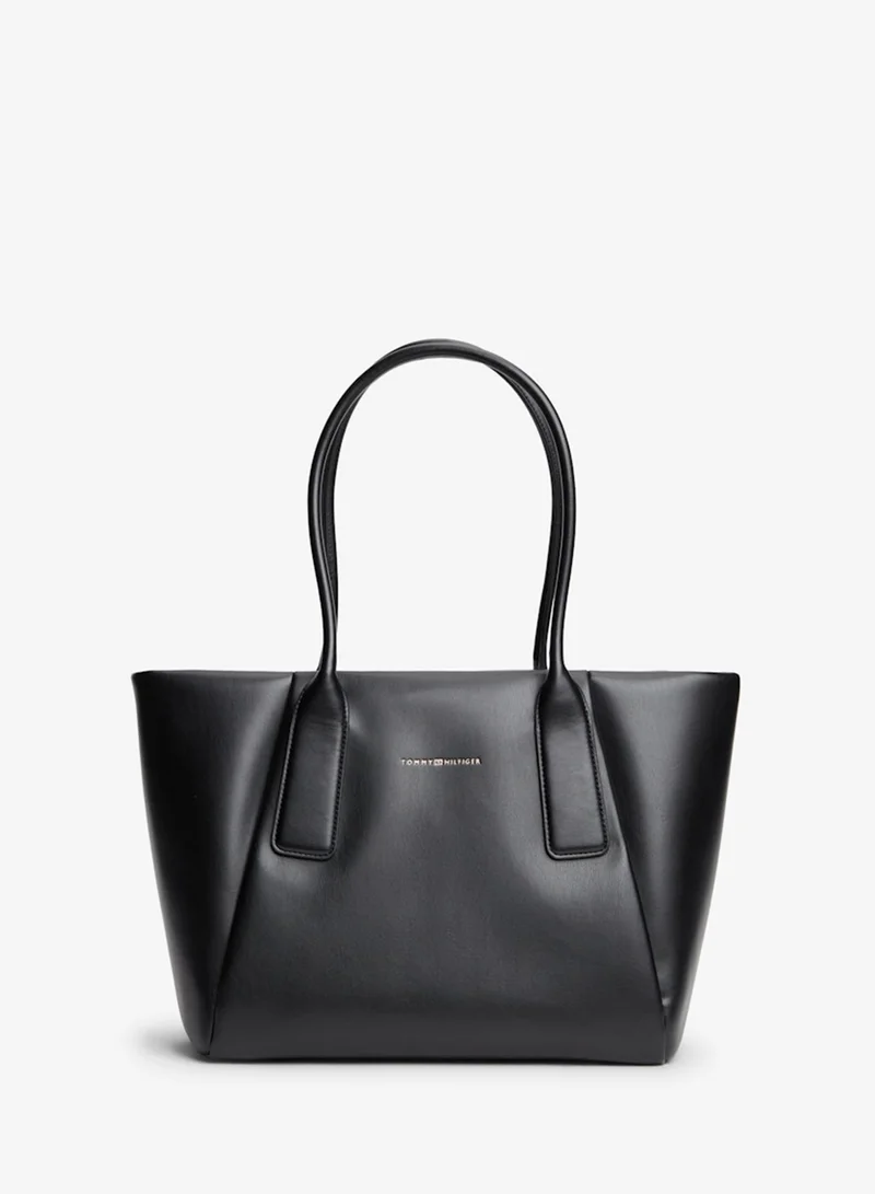 TOMMY HILFIGER Essential Metallic Logo Tote Bag